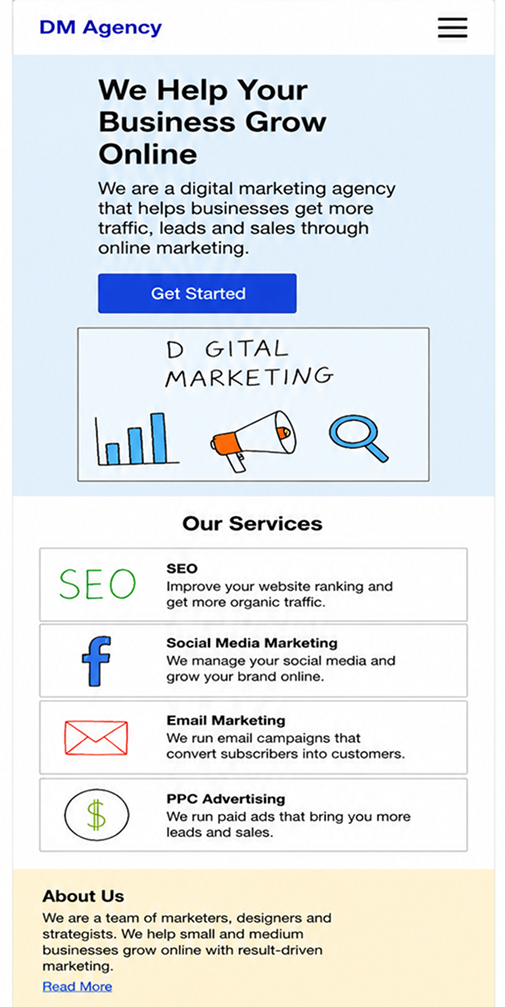 After: mobile redesign
