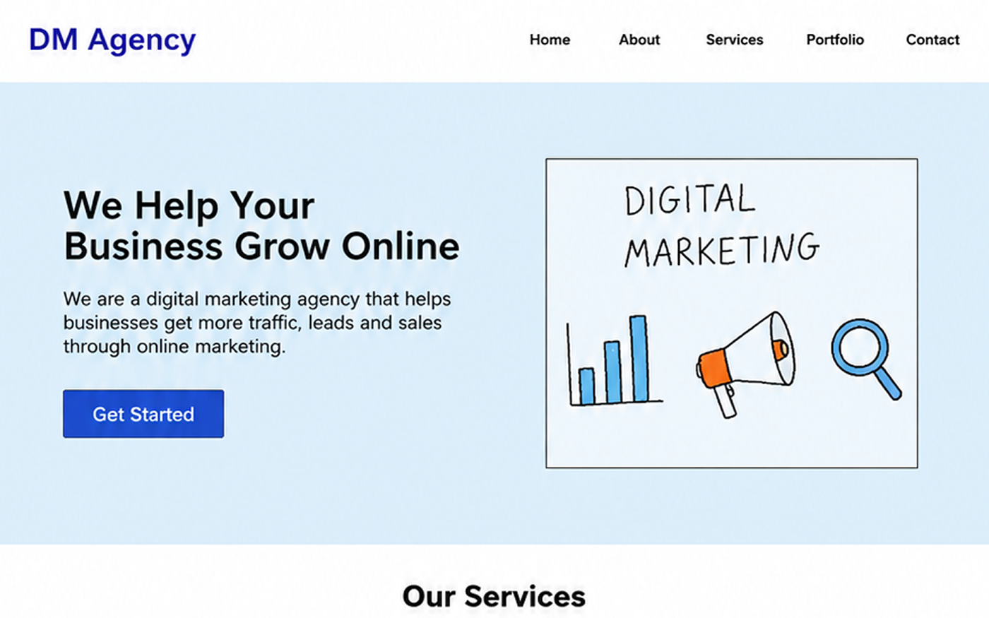 After: redesigned Meridian Legal Partners website